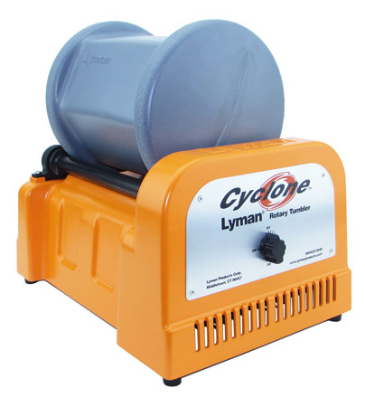LYMAN CYCLONE ROTARY TUMBLER WITH STEEL MEDIA & SIFTER - for sale
