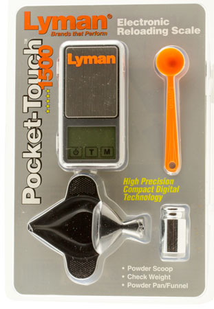 LYMAN POCKET TOUCH SCALE KIT ELECTRONIC SCALE 1500 GRAINS - for sale