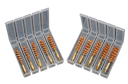 OTIS BRONZE BORE BRUSH VARIETY PACK .22-.45 CAL 10 BRUSHES - for sale