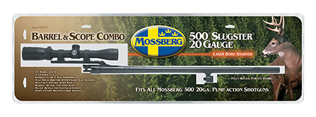 MOSSBERG BARREL 500 20GA 3" 24" TROPHY M.BLUED W/3-9X32 - for sale