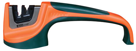 ACCUSHARP PULL THROUGH SHARPENER ORANGE/GREEN - for sale