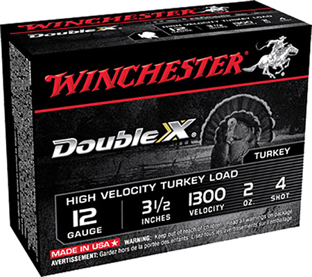 WINCHESTER DOUBLE-X 12GA 3.5" 2OZ #4 10RD 10BX/CS - for sale