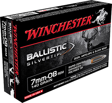 WINCHESTER SUPREME 7MM-08 REM 140GR SILVERTIP 20RD 10BX/CS - for sale
