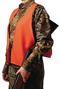 HS ORANGE SAFETY VEST SUPER QUIET ONE SIZE MEDIUM-3XL - for sale