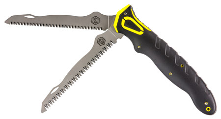 HS FOLDING SAW COMMAND GRIP WITH WOOD & BONE BLADE - for sale
