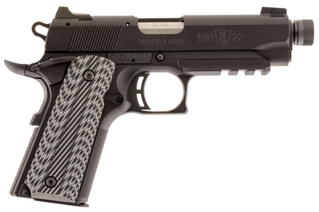 BROWNING 1911-22 COMPACT SUPPR READY W/ RAIL 22LR 4.25" G10 - for sale