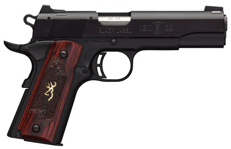 BROWNING 1911-22 MEDALLION 22LR 4.25"FS BLACK/ROSEWOOD - for sale