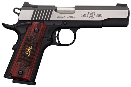 BROWNING 1911-380 BLACK LABEL MEDALLION PRO 4.25"FS WOOD - for sale
