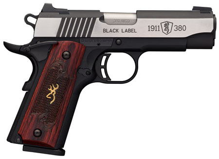 BROWNING 1911-380 BLACK LABEL MEDALLION PRO 3.62"FS WOOD - for sale