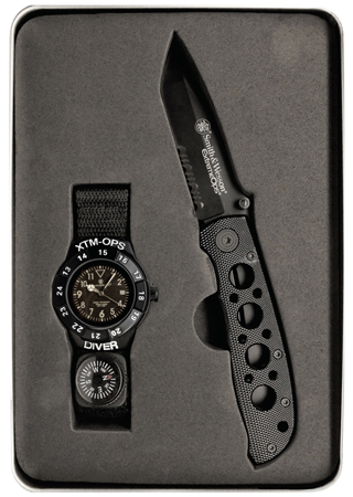 CBG S&W EXTREME OPS KNIFE/WATCH BLK - for sale