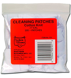 SOUTHERN BLOOMER .243/6MM/.25 CLEANING PATCH 200-PACK - for sale