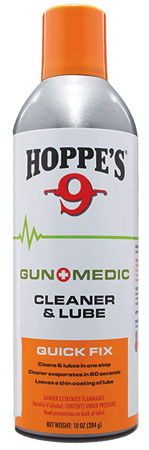 HOPPES GUN MEDIC 10OZ. CLEANER & LUBE BIO-BASED FORMULA AERSL - for sale