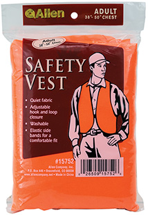 ALLEN ORANGE HUNTING VEST ADULT 38-48" - for sale