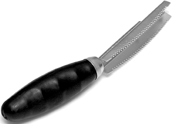 EC RUBBER HANDLE FISH SCALER - for sale