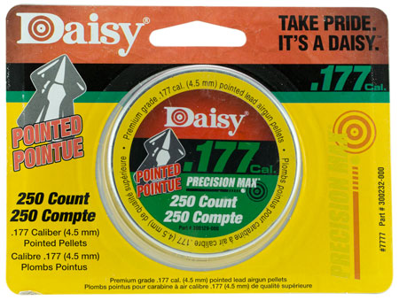 DAISY .177 CAL POINT PELLET 250 TIN - for sale