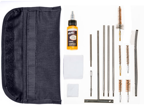 TAC SHIELD CLEANING KIT UNIVERSAL GI FIELD BLACK POUCH - for sale