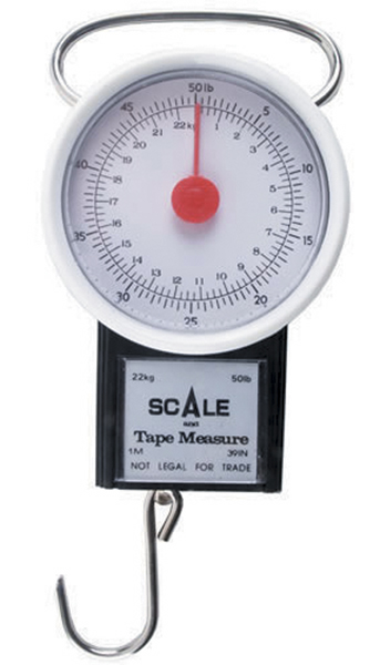 EC 50# DIAL SCALE W/TAPE MEASURE - for sale