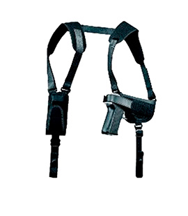 MICHAELS PRO-PAK HZTL-SHOULDER HOLSTER #5 RH/LH NYLON BLACK - for sale