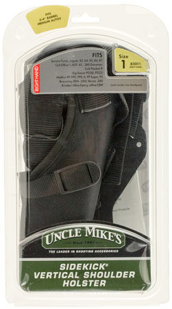 MICHAELS V-SHOULDER HOLSTER #1 RH NYLON BLACK - for sale
