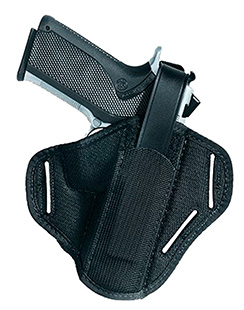 MICHAELS BELT SLIDE HOLSTER #5 RH/LH NYLON BLACK - for sale