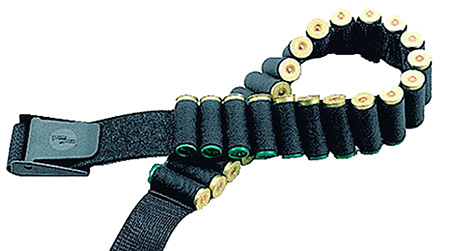 MICHAELS CARTRIDGE BELT FOR SHOTGUN SHELLS-25 LOOPS BLACK - for sale