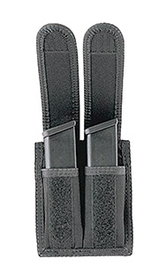 MICHAELS DOUBLE MAGAZINE POUCH W/VELCRO CLOSESURE BLACK - for sale