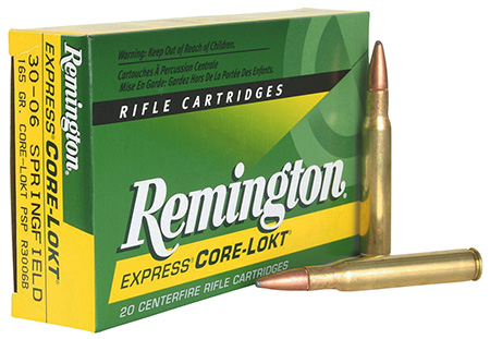 REMINGTON 30-06 165GR CORE-LOKT PSP 20RD 10BX/CS - for sale
