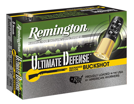 REMINGTON ULTIMATE DEFENSE 20GA 2.75" #3 BUCK 5RD 20BX/CS - for sale