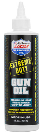 LUCAS OIL 8 OZ EXTREME DUTY GUN OIL LIQUID - for sale