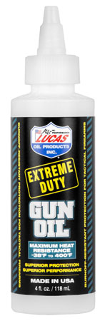 LUCAS OIL 4 OZ EXTREME DUTY GUN OIL LIQUID - for sale