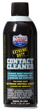 LUCAS OIL 11 OZ EXTREME DUTY CONTACT CLEANER AEROSOL - for sale