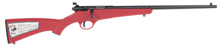 SAVAGE RASCAL YOUTH SINGLESHOT 22LR ACCU TRIGGER BLUED/RED - for sale