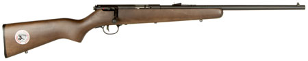 SAVAGE MARK I-GY YOUTH 22LR 19" ACCU TRIG BLUED/HARDWOOD - for sale