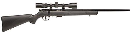 SAVAGE 93R17-FXP 17HMR 21" W/3-9X40 ACCU TGR BLUED/SYN - for sale