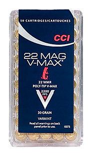 CCI 22WMR 30GR V-MAX 50/2000 - for sale