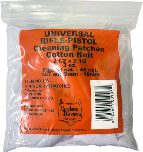 SOUTHERN BLOOMER UNIVERSAL CLEANING PATCH 2.5"X2.5" 125PK - for sale