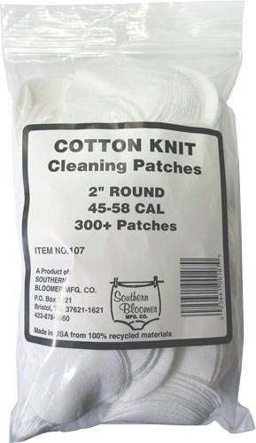SOUTHERN BLOOMER 2" DIAMETER CLEANING PATCH 300-PACK - for sale