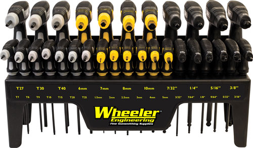 WHEELER DRIVER SET 30 PIECE HEX KEY/TORX P-HANDLE SET - for sale