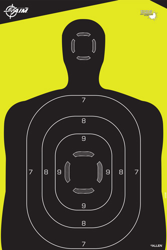 ALLEN EZ AIM 12"X18" SILHOUETTE 5PK - for sale