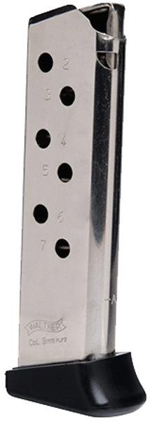 MAG WAL PPK/S 380ACP NKL 7RD FR - for sale