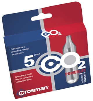 CROSMAN CO2 CARTRIDGE 5/CT - for sale