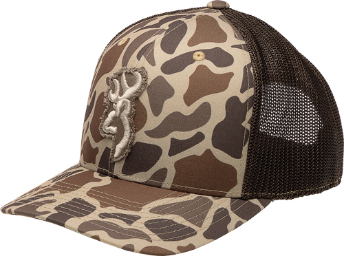 BROWNING CAP FLASHBACK 110MESH BACK REC PATCH TAN CAMO - for sale