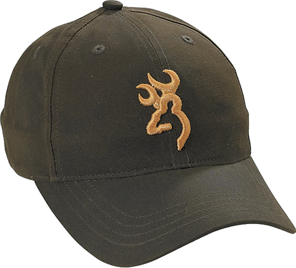 BRN CAP 3-D DURA-WAX BRN/GOLD LOGO - for sale