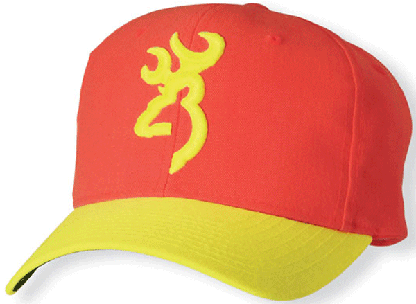 BRN CAP HI-VIZ BLAZE ORANGE MESH BK - for sale