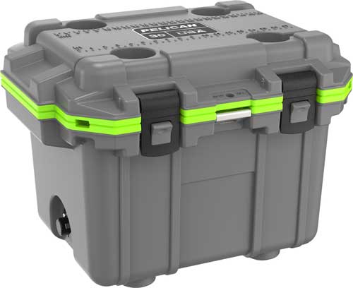 PELICAN COOLERS IM 30 QUART ELITE DARK GRAY/GREEN - for sale