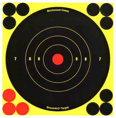 B/C SHT-N-C RND BULLSEYE TGT 12-6" - for sale