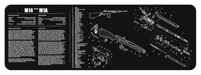 TEKMAT ARMORERS BENCH MAT 12"X36" M14/M1A - for sale