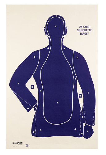 CHAMPION TGT PAPER 22.5"X35" B21-E POLICE TARGET 100PK - for sale