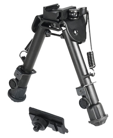 UTG TACT OP BIPOD W/QD LVR MNT 6"-7" - for sale