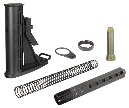UTG STOCK ASSEMBLY AR-15 BLACK 6 POSITION MIL-SPEC - for sale
